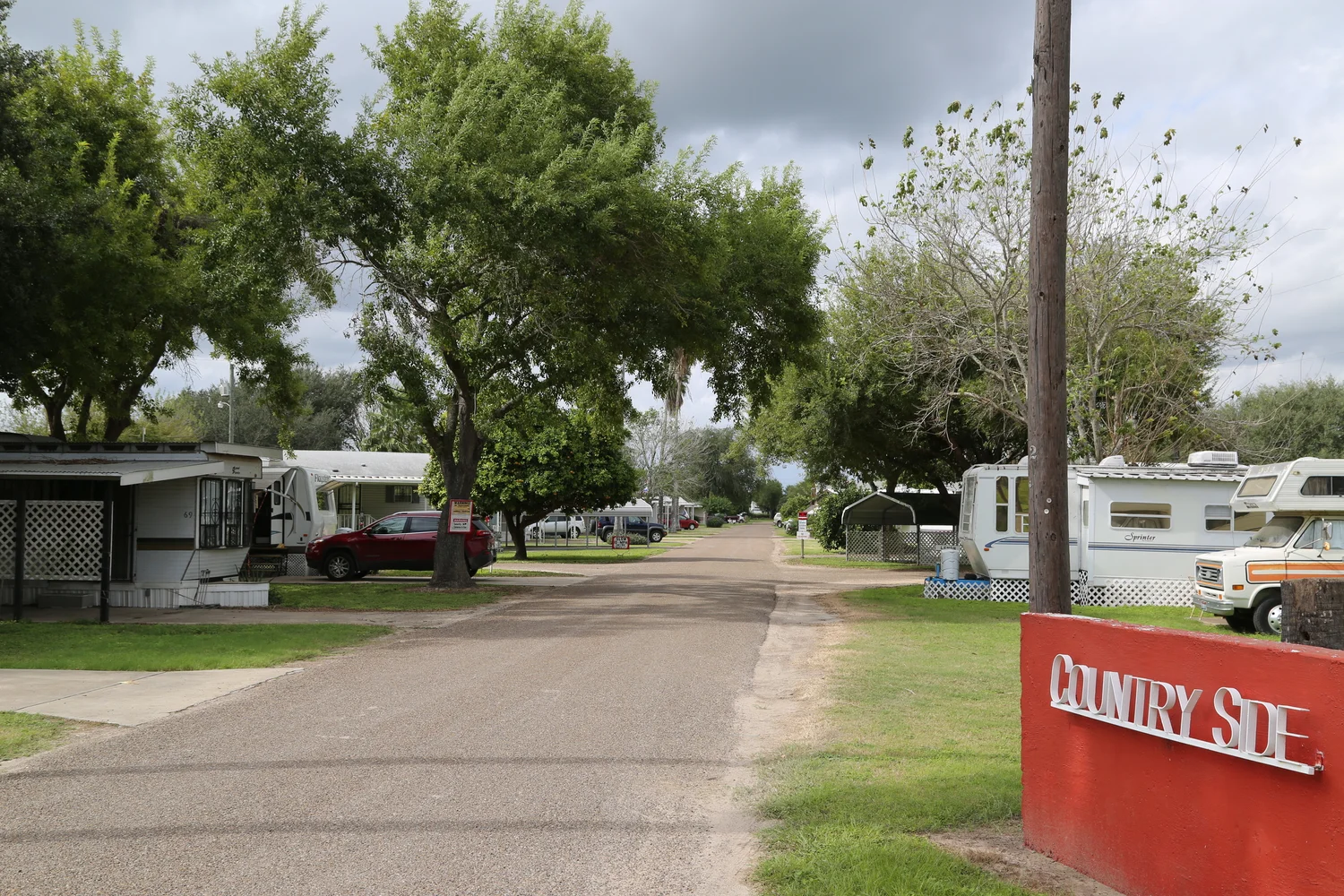 Countryside MHP entrance in Donna, Texas